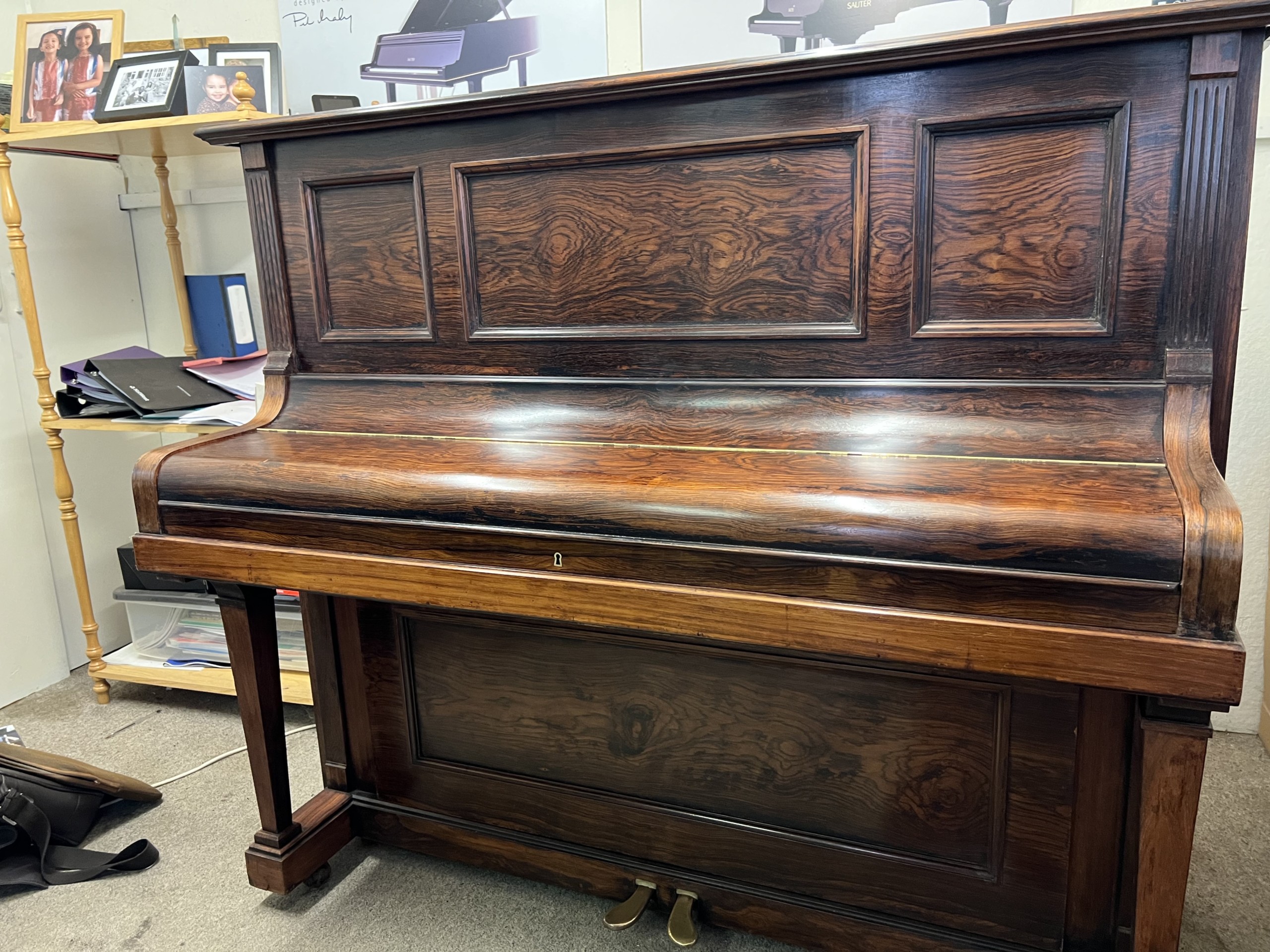 Bluthner upright piano hotsell