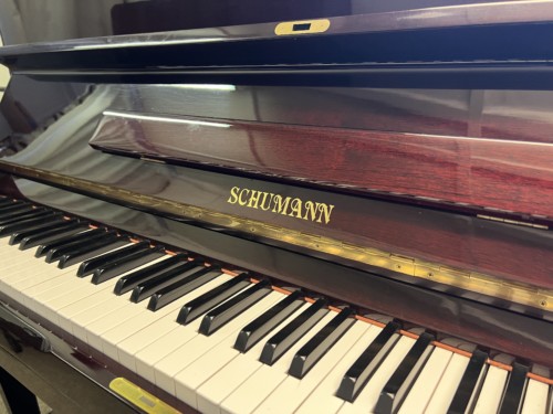 Schumann Upright Piano detail