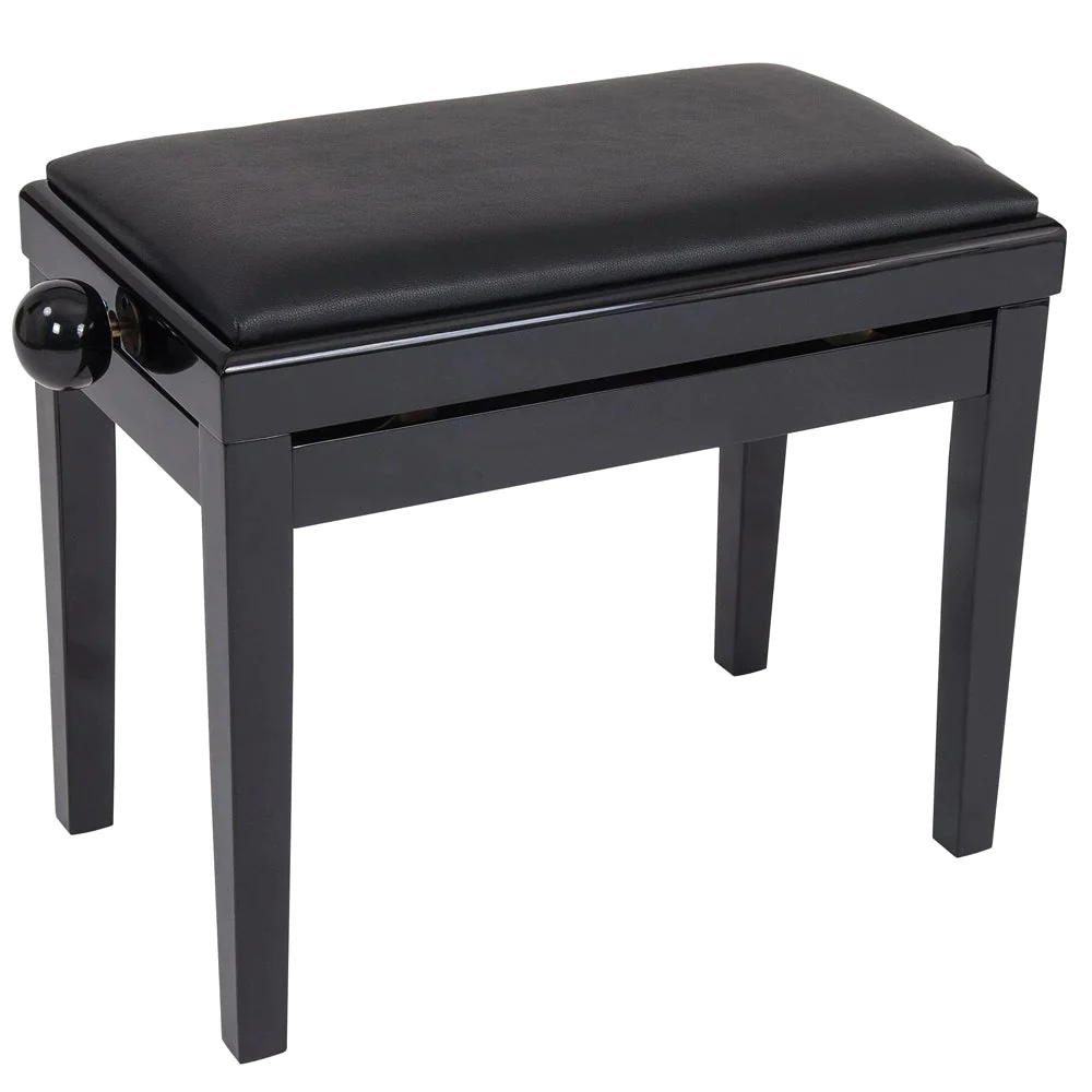 Kinsman Adjustable Piano Stool ~  Gloss Black