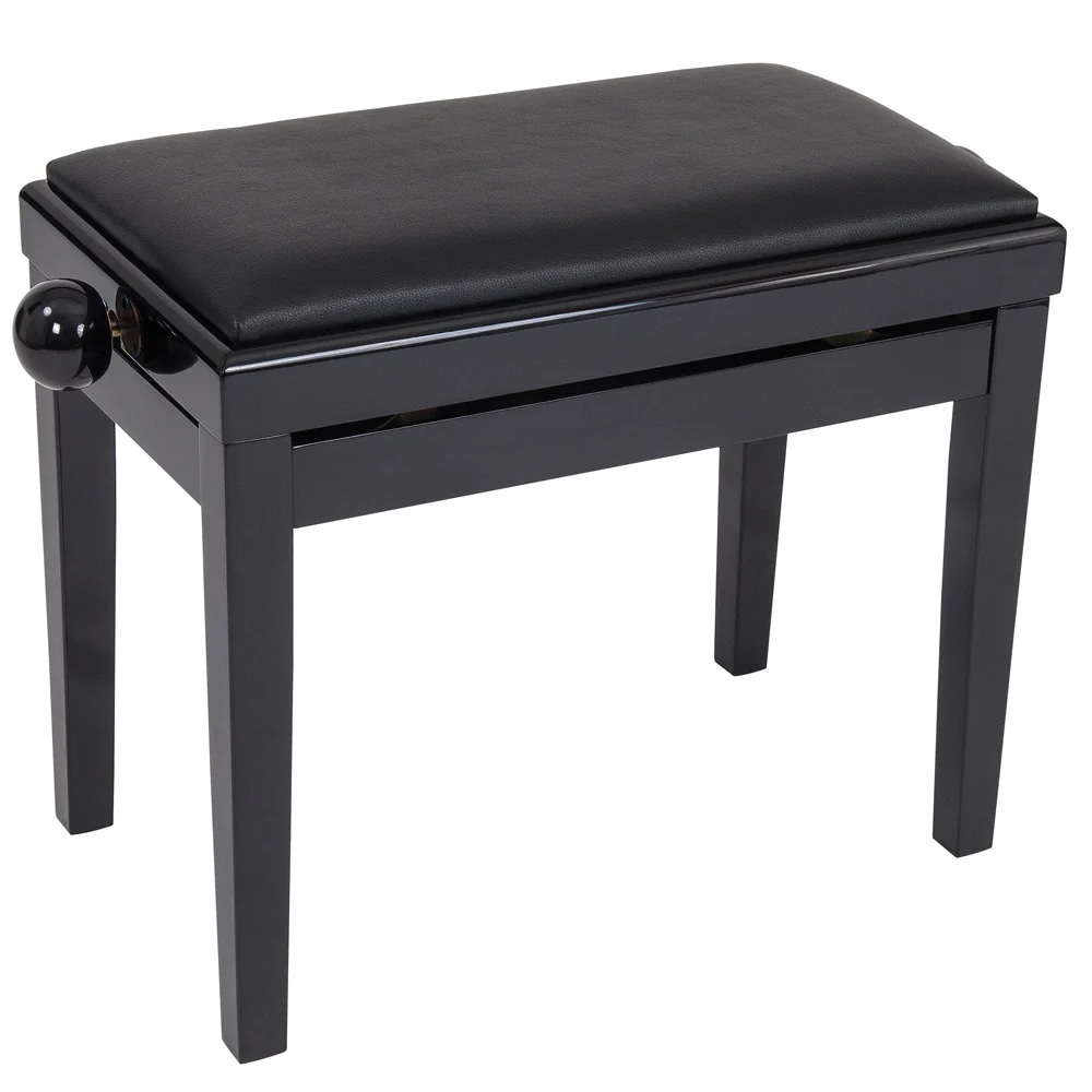 Kinsman Adjustable Piano Stool ~ Satin Black