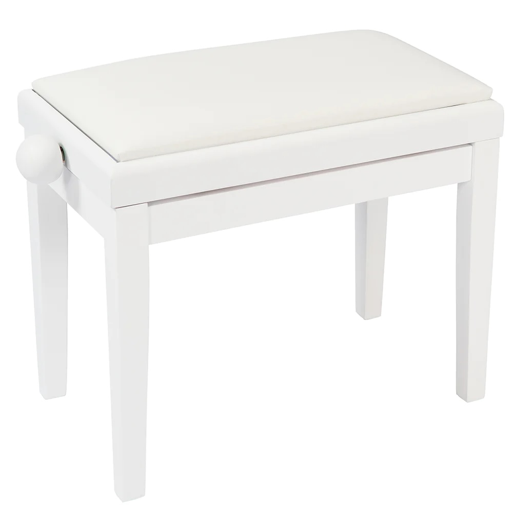 Kinsman Adjustable Piano Stool ~ Satin White