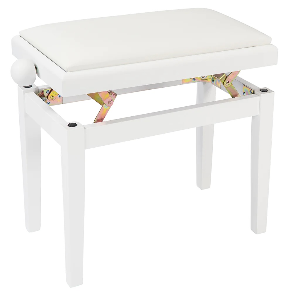 Kinsman Adjustable Piano Stool ~ Satin White - Image 2