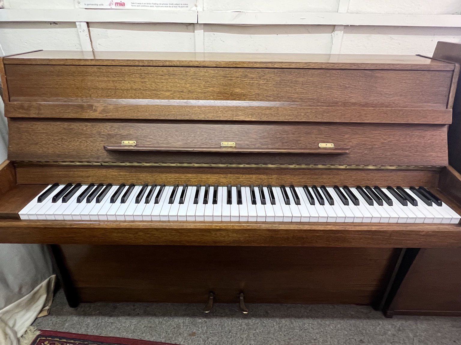 Preloved Danemann Modern Styled Upright Piano - Image 3