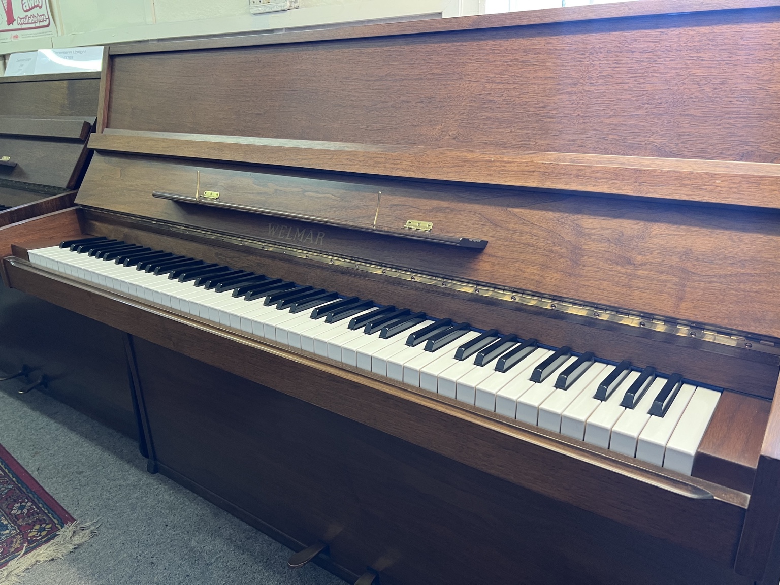 Preloved Welmar Modern Styled Upright Piano - Image 3