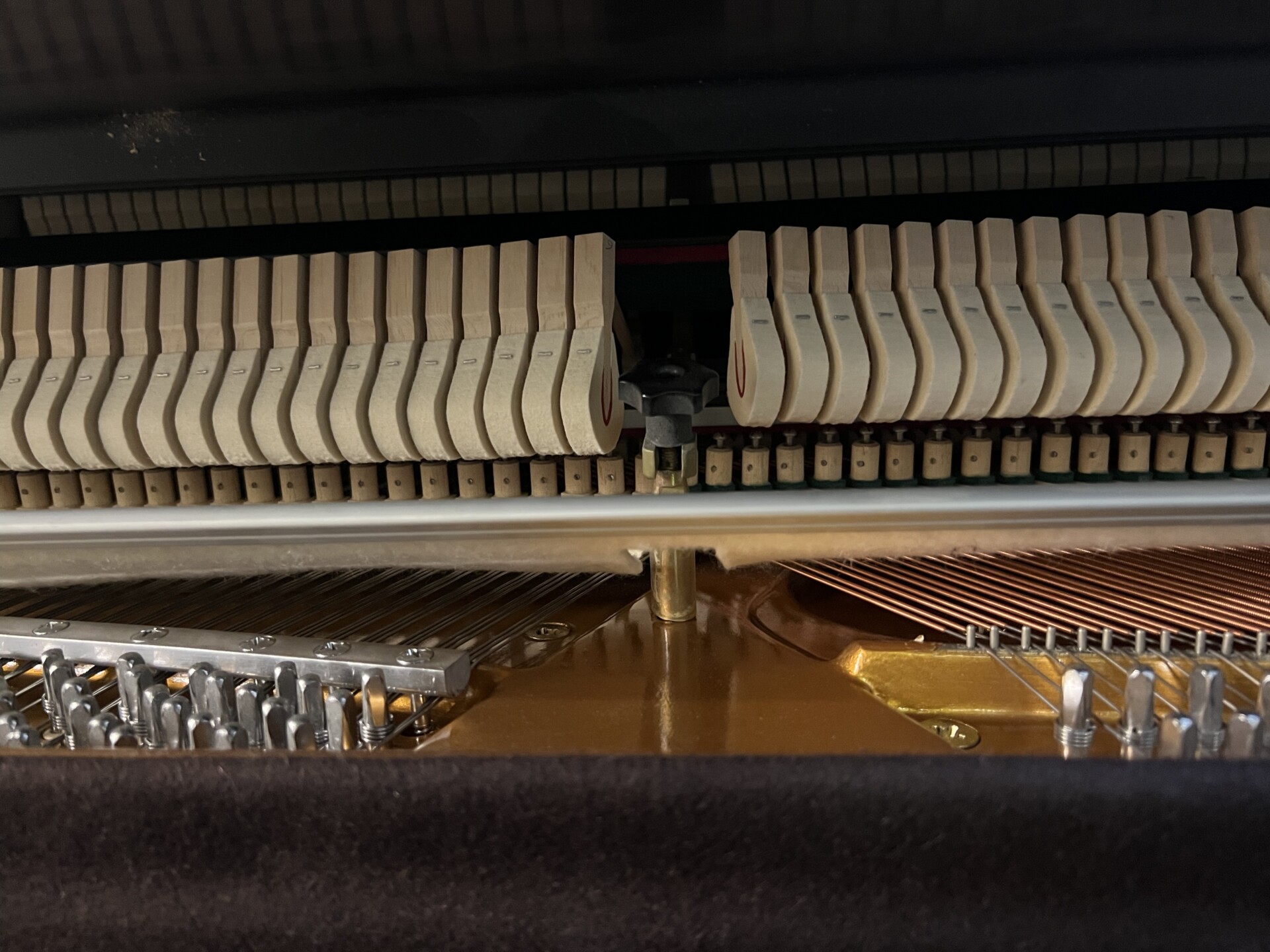Steinmayer 110 Upright Piano in High Gloss Rosewood - Image 5